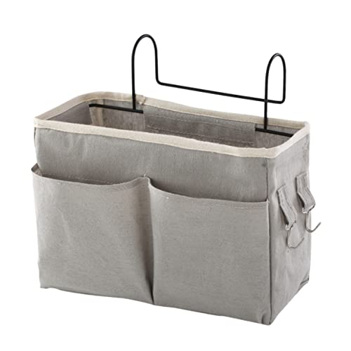 Zerodeko Hängeorganizer Zum Einhängen Schlafsaalbett-Organizer Mit Mehrfachen Fächern Bett Organizer Hängekorb Für Nachttisch Lagerung Kleinigkeiten Container Für Laptops