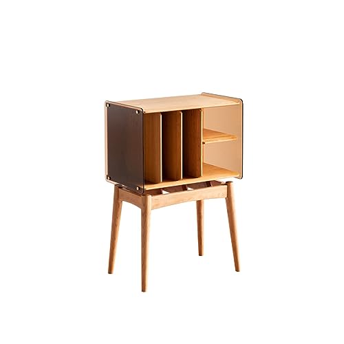 JJZXD Seitenschrank,, Wabi Sabi, Windseite, mehrere Nachttische, Bücher  Zeitungsschrank