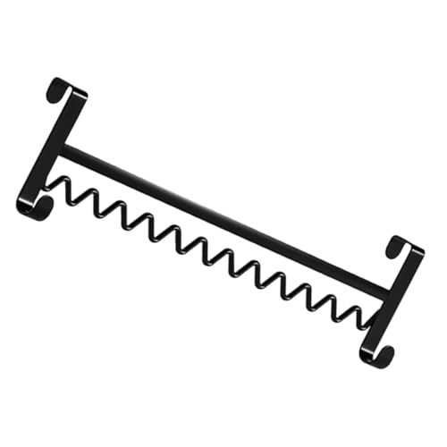 Mipcase Betthaken Hakenleiste aus Metall zum Einhängen für Etagenbetten Nachttisch Hängeregal mit Aufbewahrungshaken Schwarz Geeignet für Studentenwohnheime