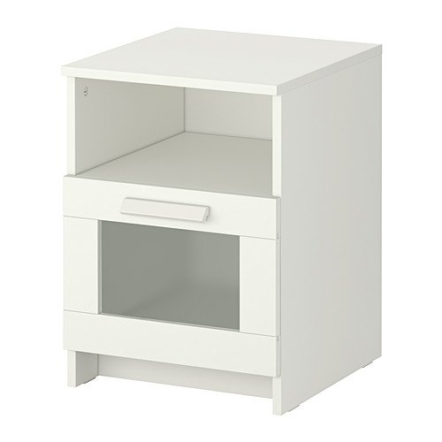 Ikea BRIMNES   Bedside Table White   39x41 cm