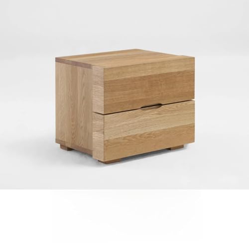 expendio Nachttisch Jura Premium 48x40x40 cm Kernbuche massiv Nachtkonsole Nako Nachtschrank Nachtkommode Schlafzimmer