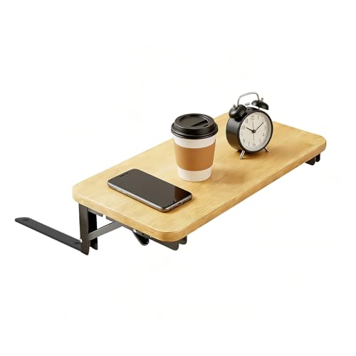 Nachttisch-Regal, faltbar, rutschfest, Nachttisch-Organizer, Schreibtisch, schwebender Nachttisch, für Schlafzimmer, Hotel, Restaurant, Wohnung, Miete