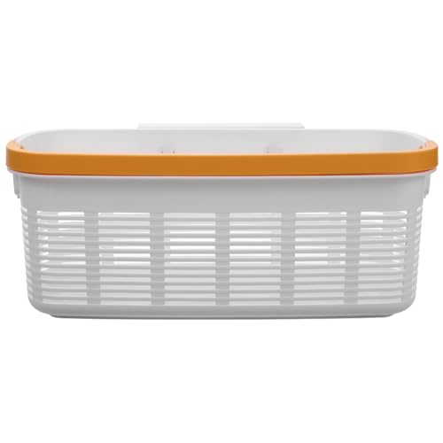 Kichvoe Hängekorb aus Kunststoff Mittel Nachttisch Organizer für Studentenwohnheim Stabiler Bettaufbewahrungskorb zum Einhängen Am Etagenbett