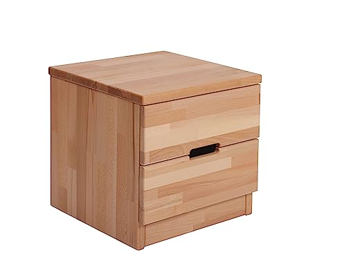Krok Wood Nachttisch Elsa aus Massivholz 40x40x40 cm (in Buche)