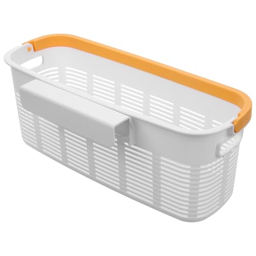 VICASKY Nachttisch Organizer Hängend Bettorganiser Einhängen Mittelgroßer Aufbewahrungskorb Für Schlafsaal Und Zuhause Stabiler Kunststoffkorb Für Desktop Und Bettgeländer Vielseitiger