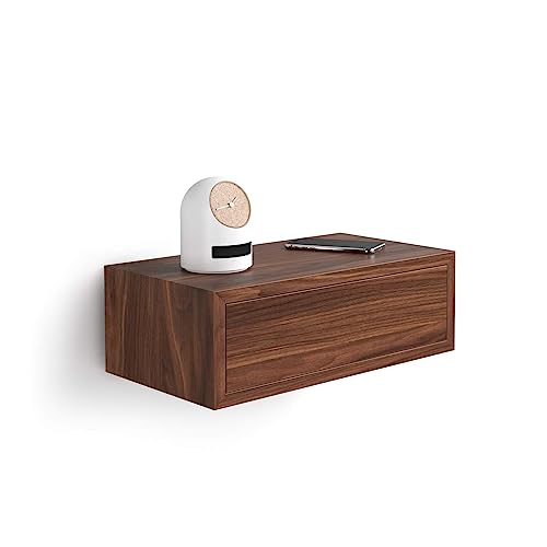 MOBILI FIVER, Riccardo Nachttisch, Nussbaum Canaletto, Made In Italy