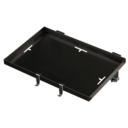 Bettablage für Bettgestell, Etagentisch, Nachttisch, zum Anklemmen, für Schlafsaal, Organizer, faltbar, mit Kabelmanagement für Smartphone, Tasse, Buch, Brille