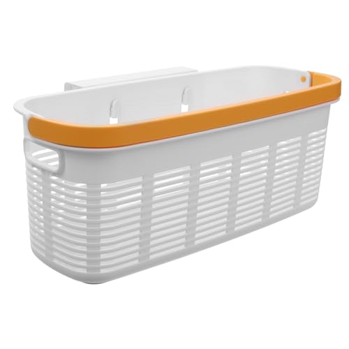 TOYANDONA Praktischer Betthängekorb aus Robustem Kunststoff Mittelgroßer Aufbewahrungskorb für Schlafzimmer als Nachttisch Organizer zum Einhängen Multifunktionaler Aufbewahrungskorb für