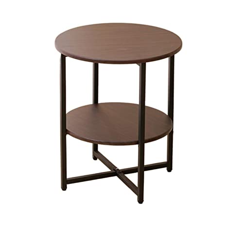 MEIZHITU Beistelltisch Für Schlafzimmer Runder Nachttisch Beistelltisch Für Indoor Outdoor Patio Schmaler Für Kleinigkeiten Bücher Möbel(C)