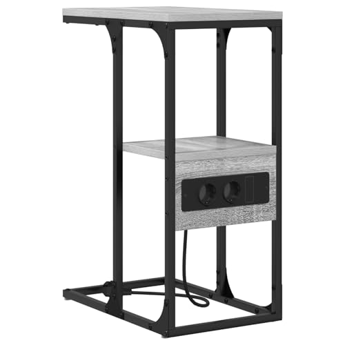Vopese Nachttisch Grau Sonoma 41,5 x 26 x 60,5 cm Holzwerkstoff Schränke und Lagerung Model859608