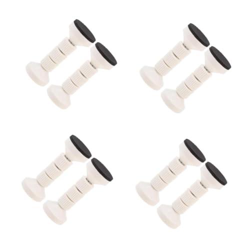 Amosfun 4 Sätze Am Bett Nachttisch Türstopper Bettbolzen Koje Verstellbarer Bettrahmen Verstellbare Bettgestelle Babysicher Einstellbar Bettkopfteil Greifer Plastik Weiß 2 Stück * 4