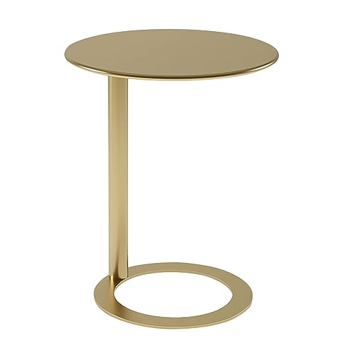 Runde Beistelltische für Wohnzimmer, Schlafzimmer und Terrasse, moderne Nachttische (Farbe: G, Größe: 48 x 69 cm), stilvolle und funktionale Wohnmöbel