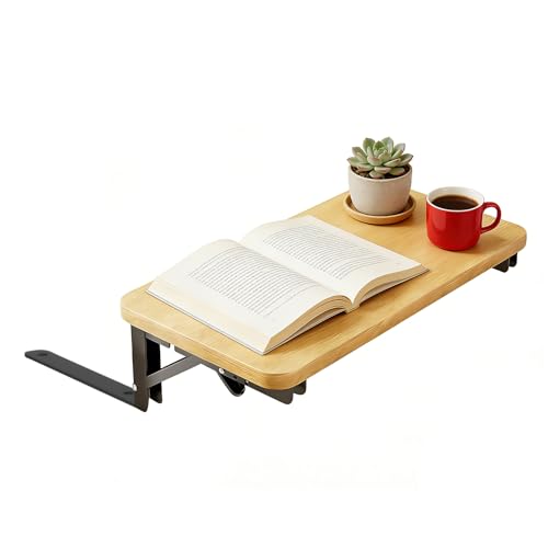 Schwebender Nachttisch – faltbares Tablett zum Aufstecken für Etagenbetten, oberer Etagenbett-Organizer, tragbares Schreibtischtablett für Schlafsaal, Wohnung, kleines Schlafzimmer, Buch, Tablet