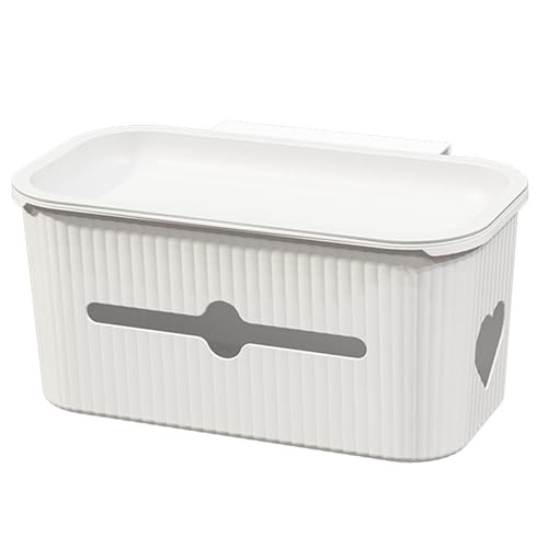 Nachttisch-Caddy für Kleinkinder 10,4 x 6,5 x 5 Zoll robuster Hänge-Caddy mit 2 Löchern leichtes funktionales Bettregal aus Kunststoff für Zuhause Büro Schule Wohnheim Zimmer