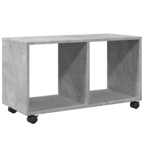 Genérico Wenjingqi 853140 Schrank mit Rollen, Holztechnik, Grau, Beton, 72 x 33 x 42,5 cm, Grau