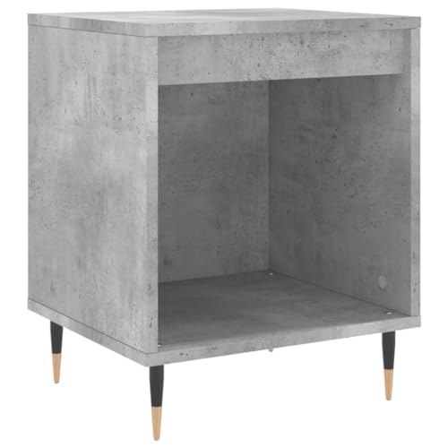 Genérico wenjingqi 830708 Nachttisch, Holz, Grau Beton, 40 x 35 x 50 cm