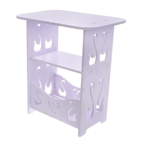 MAGICLULU Nachttisch Für Schlafzimmer Kleiner Beistelltisch Bett Modernes Design Couchtisch Frisiertisch Ablagefläche Für Bücher Lampen Kompakter Kleiner Tisch Für Kleine Räume MAGICLULU Nachttisch Für Schlafzimmer Kleiner Beistelltisch Bett Modernes Design Couchtisch Frisiertisch Ablagefläche Für Bücher Lampen Kompakter Kleiner Tisch Für Kleine Räume