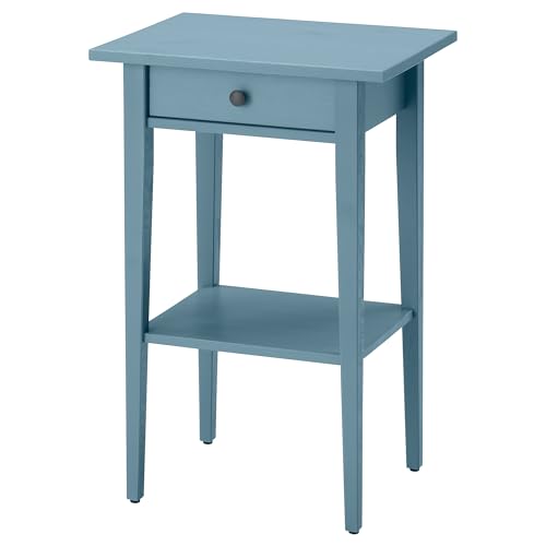 HEMNES Nachttisch, 46x35cm, Blaue Beize
