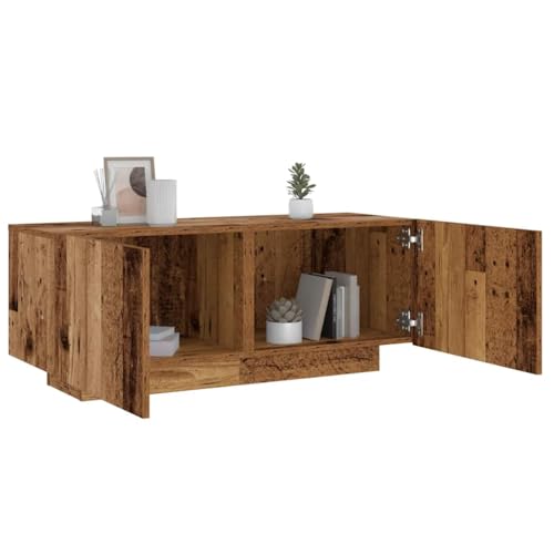 Nachttisch aus antikem Holz, 100 x 35 x 40 cm, aus mehrschichtigem Holz, kangqiling3329173