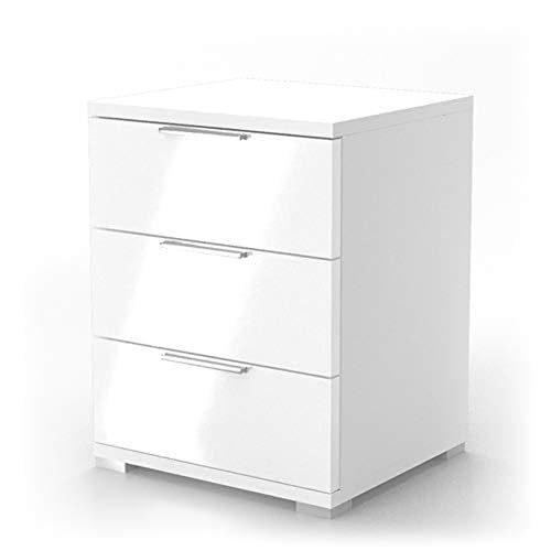 Gotagee Nachttisch 46x42x60cm Kommode Sideboard Aufbewahrungsschrank Mit 3 Schubladen