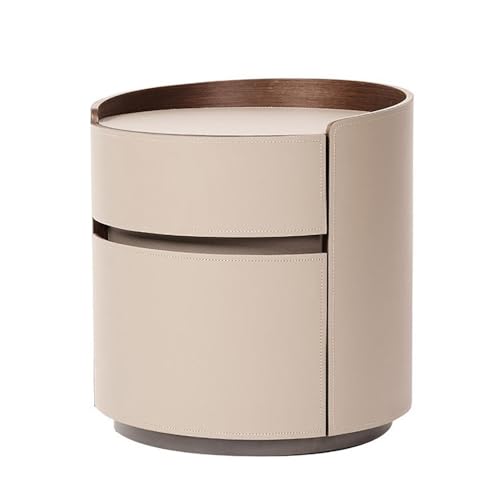 Minimalistischer Nachttisch, Sattelleder Nachttische, Nachttischschrank Geeignet Für Schlafzimmer Und Wohnzimmer