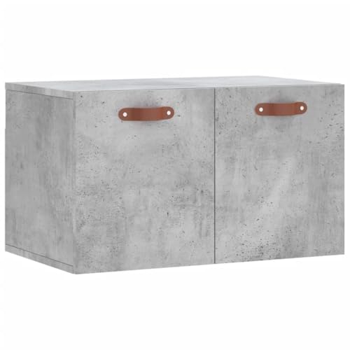 Genérico Wenjingqi 830000 Wandschrank, Holztechnik, Grau, Beton, 60 x 36,5 x 35 cm