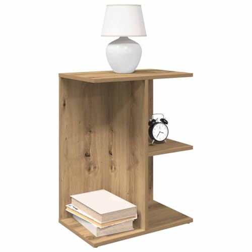 MOBCANT Nachttische 2 STK, Bettablage Telefontisch Beistelltisch Nachtisch Geeignet für Hotel Schlafsaal Schlafzimmer Wohnstube Artisan-Eiche 46,5x29x61 cm Holzwerkstoff