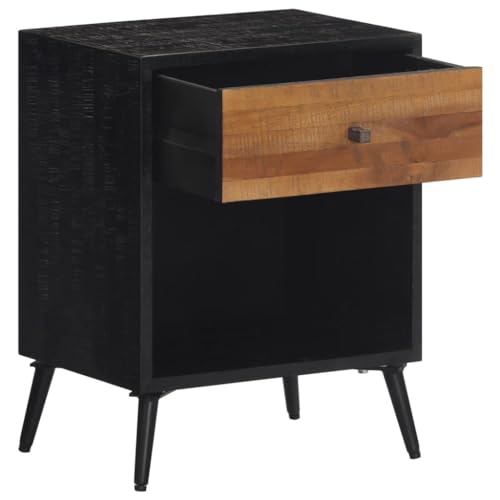 QJBSAVVA Spielzeugregal Zeitungsständer Wohnzimmertisch Laptoptisch - Nachttisch 40x30x50 cm Massivholz Teak für Wohnzimmer Bedroom Couch Balkon