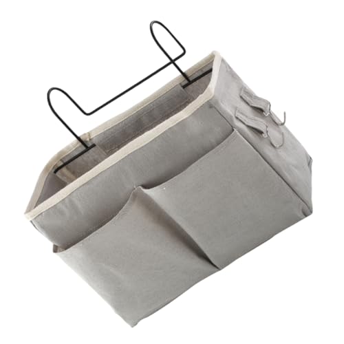 Amosfun Bett Organizer Zum Einhängen Hängekorb Nachttisch Lagerung Mehrere Fächer Großes Fassungsvermögen Für Laptops Zeitschriften Snacks Brillen Handys