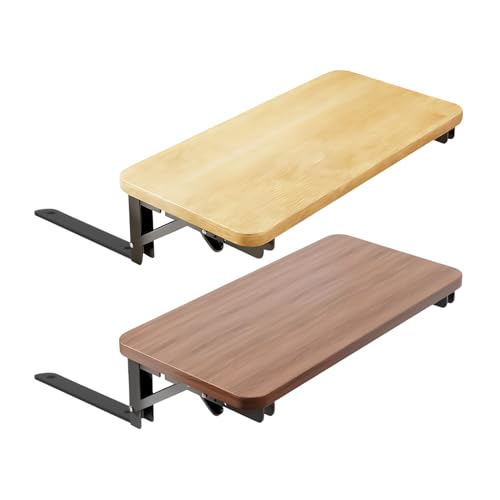 Nachttisch, Platzsparend, 30 X 20 X 13,5 Cm, Schwebender Nachttisch, Klappbare, Am Bett Montierte Beistelltische Zum Anklemmen, Einfache Installation, Für Zuhause, Schlafzimmer, Hotel, Apartment, Wohn