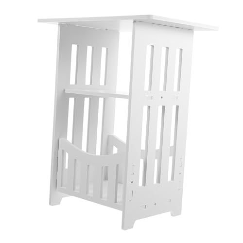 TOPPERFUN Mini Aufbewahrungsschrank Beistelltische Schlafzimmer Sofa Beistelltische Schmale Schlafzimmermöbel Regal Beistelltisch Möbel Tisch Seitenaufbewahrung Nachttisch