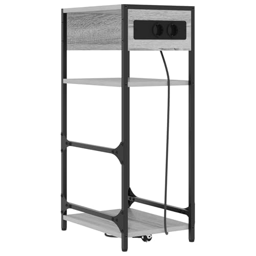 Vopese Nachttisch Grau Sonoma 40 x 27 x 76 cm Holzwerkstoff Schränke und Lagerung Model859573