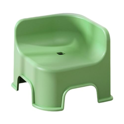 F Fityle Kleiner Hocker, Toilettenhocker, leicht, stabil, Tritthocker, Schuhhocker für Küche, Wohnzimmer, Schlafzimmer, Nachttisch, mehrere Szenen, Grün