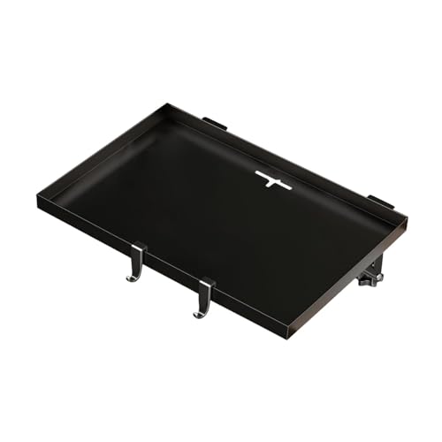 KESOTO Bedside Shelf Ablagefach Kompakter Nachttisch Stauraum Einfaches Montagesystem für Bücher Tücher Mobilgeräte für Studentenwohnheim Hochbett Zuhause Bü, Schwarz