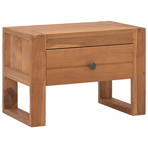 LIANGDONFC nachttisch kinderzimmer?beistellschr ankNachttisch 50x30x35 cm Teak MassivholzGeeignet für Nachttisch, Schlafzimmer