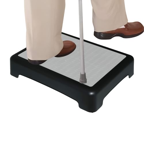 Weqizuerqi Dusch-Tritthocker – Mobilitäts-Tritthocker für Senioren, Nachttisch, rutschfester Senioren-Kinder-Fußhocke r für Nachttisch, Bett, Auto, Wohnmobil, Küche, Theke, Treppe, Badezimmer