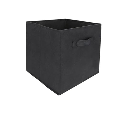 AQXYYWEI Faltbarer Würfel-Aufbewahrungsbeh lter aus Vliesstoff, Aufbewahrungsbox for Zuhause, Aufbewahrungsbox for Kinderspielzeug, Organizer for Schrankschubladen(Dark Grey)