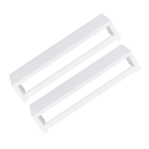 GREENADSCAPE 1 Satz Wandzeitschriften-Organiz er hängender Halter wand schwebender würfel Nachttisch-Organizer dekoration schlafzimmer bedroom decor Hängehalter Wandhalterung WPC Weiß