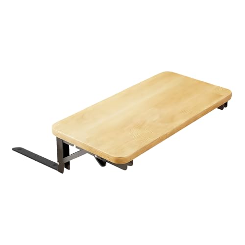 Nachttisch | Zusammenklappbarer 11,8 X 7,9 Zoll Rutschfester Organizer-Schreibtisch Zum Anklemmen, Schwebendes Tablett Mit Metallrahmen Auf Holzoberfläche, Platzsparende Nachtaufbewahrungslösung | Für