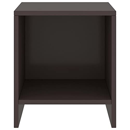 HEFZGDB Nachttische 2 STK. Dunkelbraun 35x30x40 cm Massivholz Nachtkasten Couchtisch Konsolentisch Bartisch für Wohnzimmer Hotel Schlafzimmer Gästezimmer