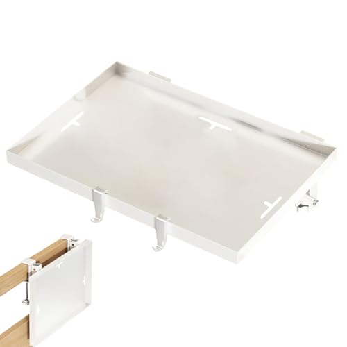 jamgeery Nachttisch Ablage,Bett Nachttisch Ablage Für Hochbett Studentenzimmer - Klappbar Organizer Mit Kabelmanagement Für Smartphone Becher Buch Brille Wohnung Oberes Bett