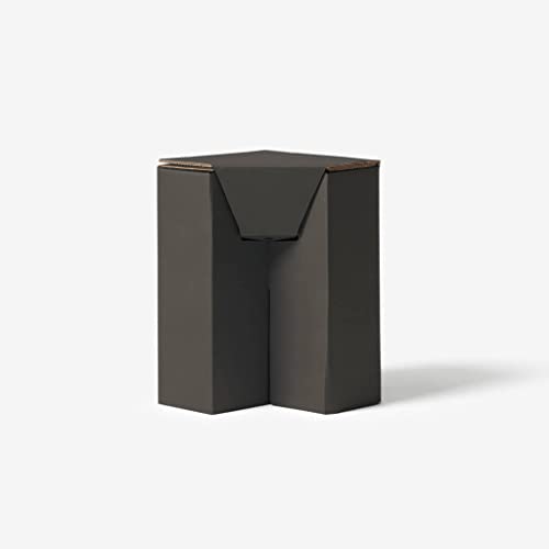 ROOM IN A BOX | Hocker | Nachttisch | Beistelltisch - nachhaltig, minimalistisch, Made in Germany (Schwarz)