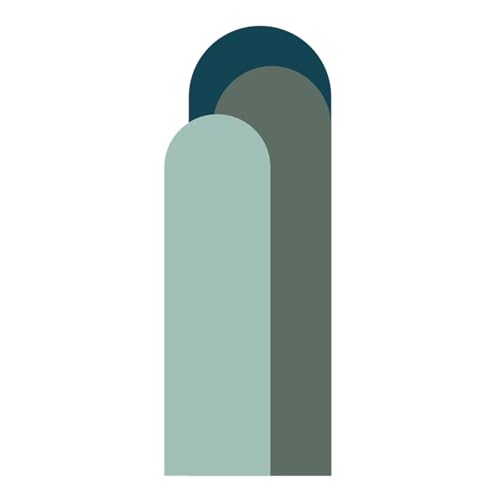 L6NqIAG Wandkissenpolsterung Bogen Wandaufkleber Wohnzimmer Sofa Nachttisch Hintergrund Dekoration Selbstklebende geometrische Aufkleber Tapete Wohnkultur(Color 8)