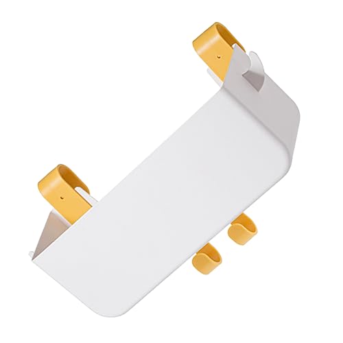 CHILDWEET Aufbewahrungskorb Zum Einhängen Am Bettgestell Organizer Für Einzelbett Und Hochbett Multifunktionaler Nachttisch Hängekorb Für Bücher Handy Snacks Wasserflasche Dokumente Weiß