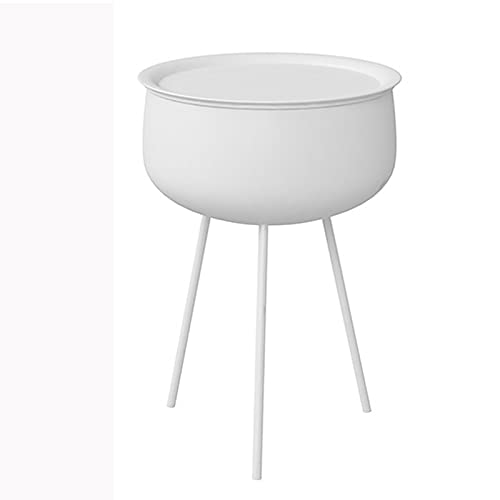 GENHAOSAN, rund, Schublade, versteckte Aufbewahrung, matt, Schlafzimmermöbel (Weiß, M 60 cm) GENHAOSAN, rund, Schublade, versteckte Aufbewahrung, matt, Schlafzimmermöbel (Weiß, M 60 cm)