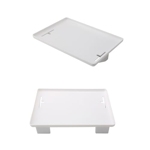 NCONCO Nachttischregal, Nachttischregal zum Aufhängen, Tablett Nachttischregal Regal für Bett mit Kabelmanagement, platzsparender Kleiner Nachttisch, für Telefon Tablet Bücher (32 * 23. 5cm)