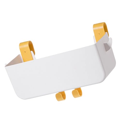 NOLITOY Bedside Hanging Box Betttasche Aufbewahrungskorb zum Einhängen Weißer Organizer für Schlafzimmer und Wohnheim Multifunktionaler Nachttisch Behälter für Handy Bücher Snacks