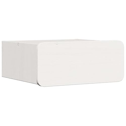 Eleganz Nachttisch aus Massivholz Kiefer - Weißer Beistelltisch 39 x 34 x 16,5 cm - Stilvoll & Stabil für Schlafzimmer, Gästezimmer Eleganz Nachttisch aus Massivholz Kiefer - Weißer Beistelltisch 39 x 34 x 16,5 cm - Stilvoll & Stabil für Schlafzimmer, Gästezimmer