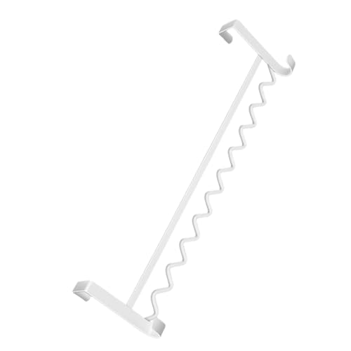 FOMIYES Kleiderhakenleiste aus Metall zum Einhängen Am Bettgitter Nachttisch Hängeregal für Studentenwohnheim Hakenleiste für Kleidung und Handtücher Am Etagenbett Stabile Wandmontage