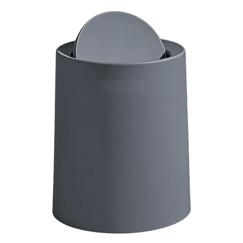Mini Desktop Mülleimer - Deckelbehälter 1,5 L, Aufbewahrung von Haushaltsabfällen | Praktischer Büro-Mülleimer für Badezimmer, Schlafzimmer, Schlafsaal, Nachttisch, Toilette, Würfel
